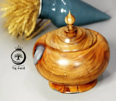 آجیلخوری چوب و رزین تک نسخه